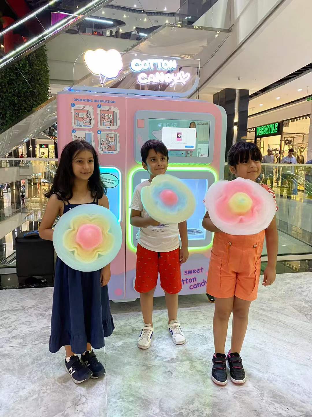 Machine Graphics Work Rockstream Automation Inc. | Cotton Candy Vending Machines